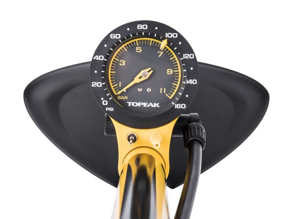 Pompa da pavimento JoeBlow Sport III con raccordo TwinHead DX5 e manometro analogico 11 bar/160 psi - immagine 4